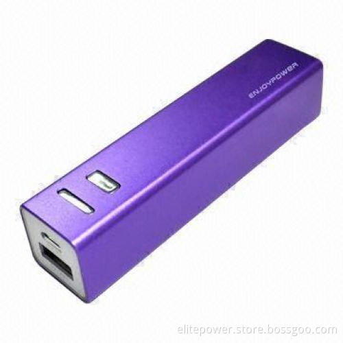 Mini Mobile Power Bank with 2,600mAh Capacity, Used for Samsung, Measures 94 x 22 x 21mm